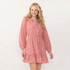 Lauren Conrad Lace Ruffle Dress - XS